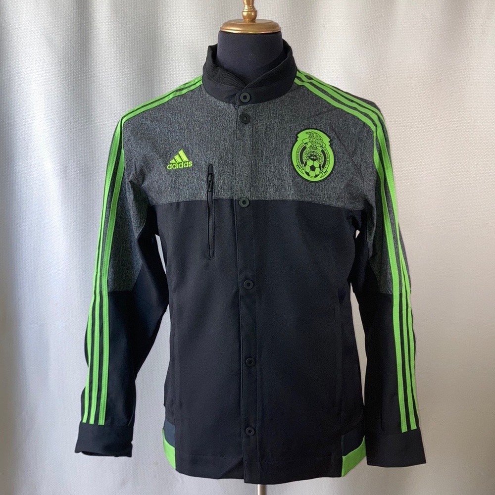 Mexico Adidas Training Jacket Snap Buttons